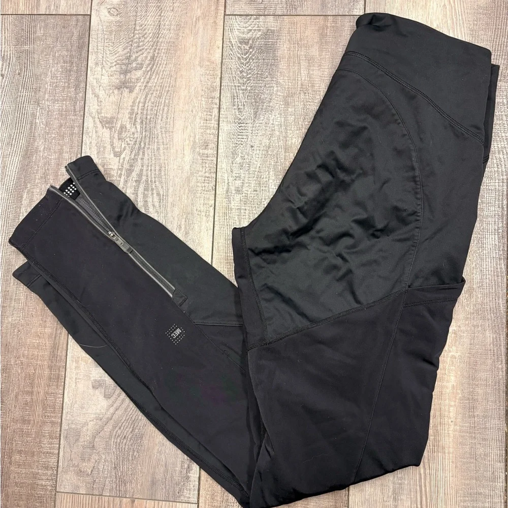 MEC Black Athletic Pants with Orange Tab - Picture 4 of 4